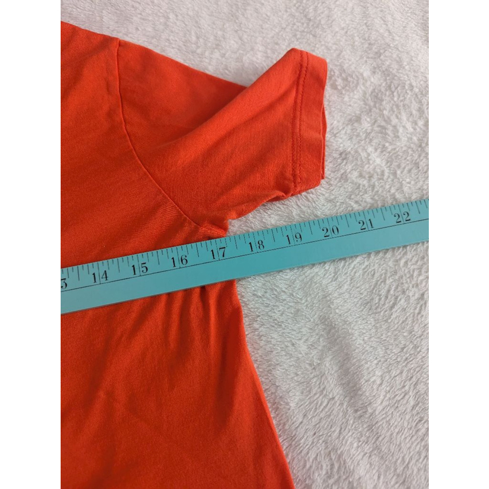 Sunspel Orange T-Shirt-XS - Picture 6 of 8